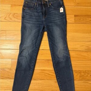 Madewell Dark Blue Skinny Jeans